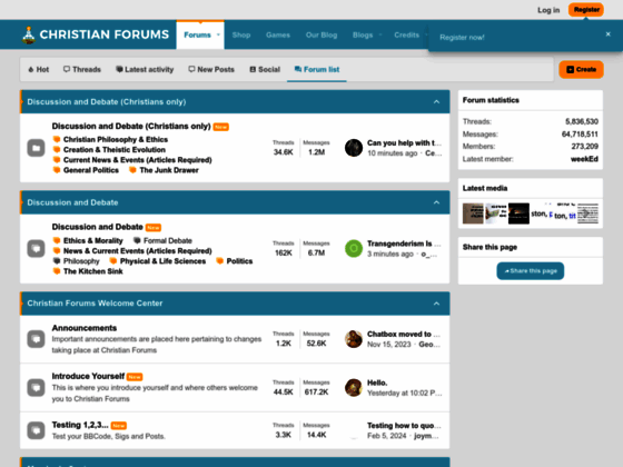 Christian Forums .com