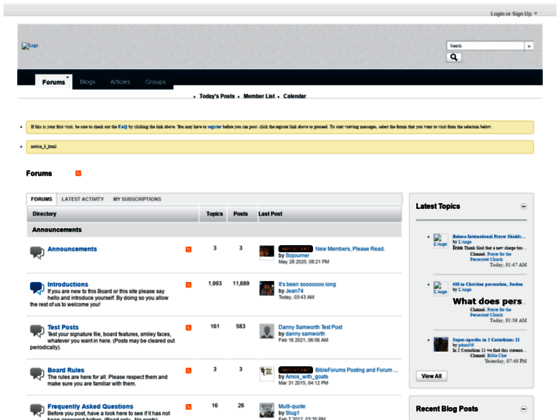 Bible Forums