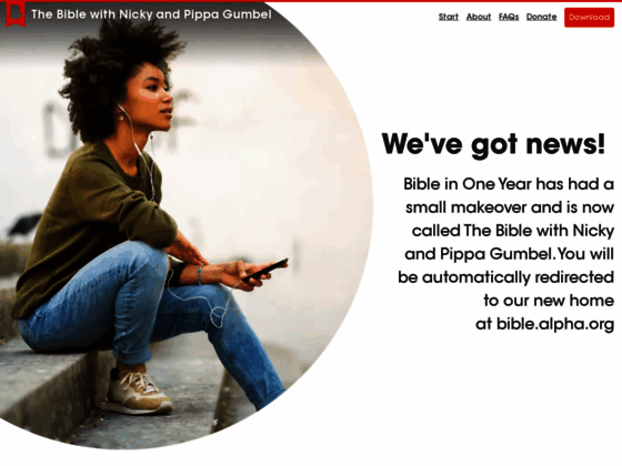 Bible in one Year – by Nicky and Pippa Gumbel