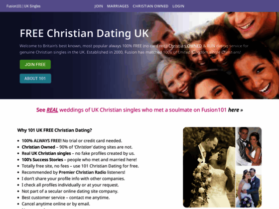 Free Christian Dating UK (Fusion101)