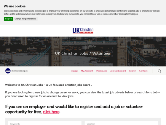 UK Christian Jobs and Volunteer work