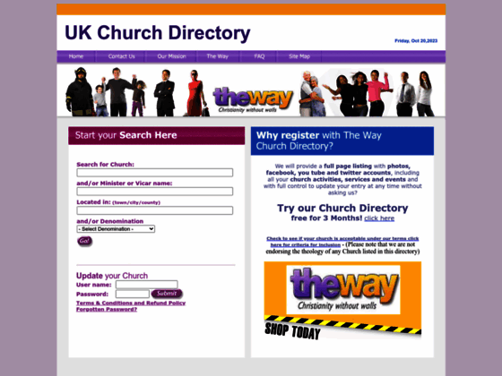UK Church Directory (The Way)