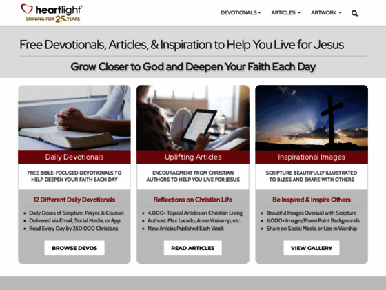 Heartlight daily devotional